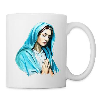 Holly Mary Maria Madonna Mariana Virgin Mary Holy - Mug - white - Right