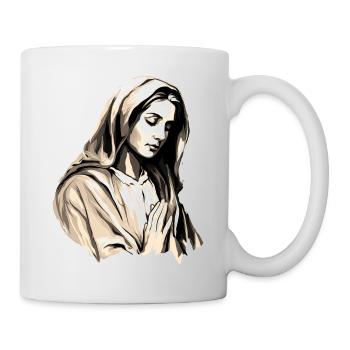Holly Mary Maria Madonna Mariana Virgin Mary Holy - Mug - white - Right