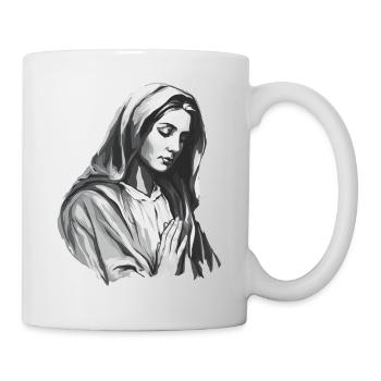 Holly Mary Maria Madonna Mariana Virgin Mary Holy - Mug - white - Right
