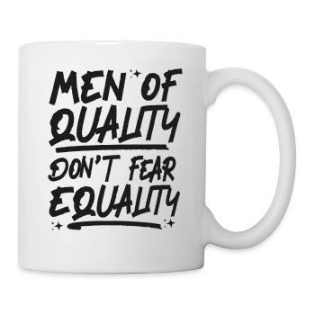 Feminist Men Of Quality Don't Fear - Mug - white - Right