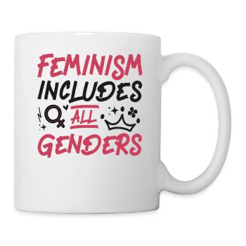 Feminist Feminism Includes All - Mug - white - Right