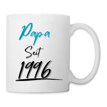 Papa seit 1996 - Tasse - Weiß - Rechts