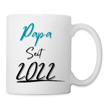 Papa seit 2022 - Tasse - Weiß - Rechts