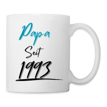 Papa seit 1993 - Tasse - Weiß - Rechts