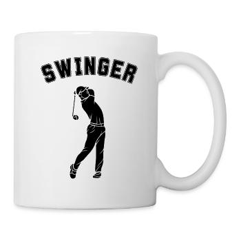 Funny Swinger Golfer Jokes - Mug - white - Right