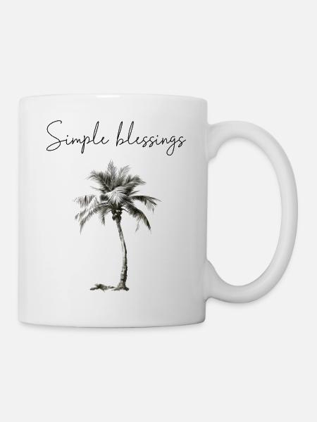 Bénédictions simples - Mug blanc - blanc