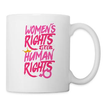 Feminist Women's Rights Are Human - Mug - white - Right