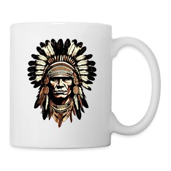 Actek Apache Indian - Mug - white - Right