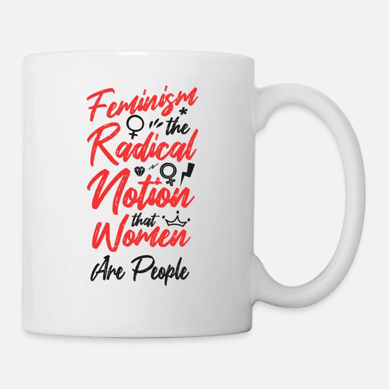 Le féminisme féministe Le radical - Mug blanc - blanc