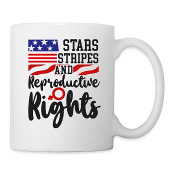 Feminist Stars Stripes & - Tasse - Weiß - Rechts