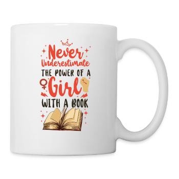 Feminist Never Underestimate The - Mug - white - Right