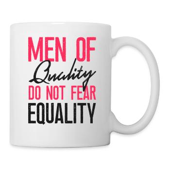 Feminist Men Of Quality Don't Fear - Mug - white - Right