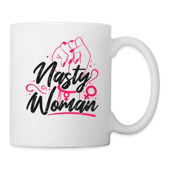 Feminist Nasty Woman - Mug - white - Right
