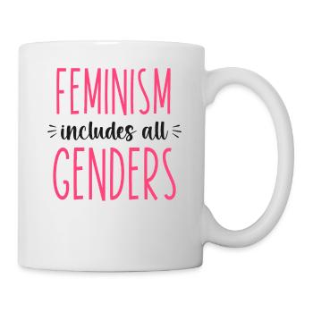 Feminist Feminism Includes All - Mug - white - Right