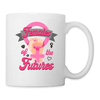 Femmes féministes du futur - Mug blanc - blanc - Droite