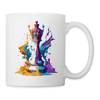 Pièce d'échecs - Mug blanc - blanc - Droite