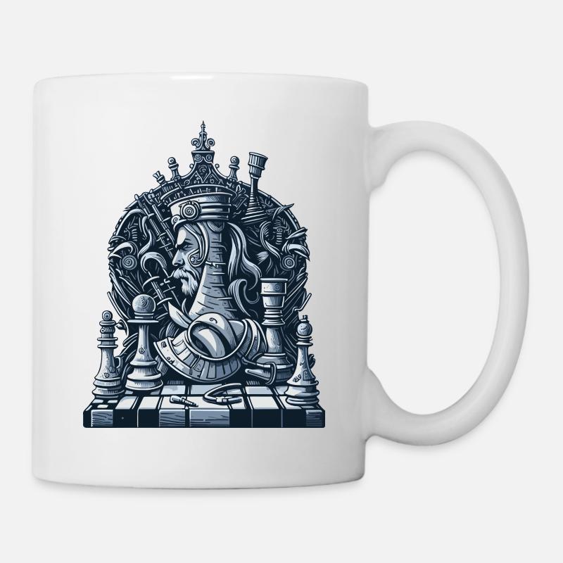 Échiquier - Mug blanc - blanc