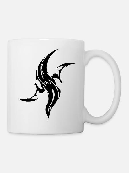 Tattoo Dancing Flame - Mug - white