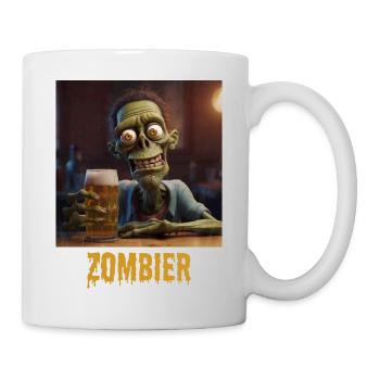 Zombier - Tasse - Weiß - Rechts