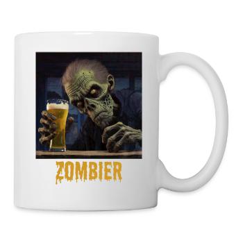 Zombier - Tasse - Weiß - Rechts
