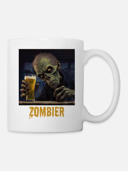Zombier - Tasse - Weiß