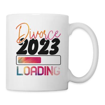 Happy Divorce Party Divorce 2023 - Mug - white - Right
