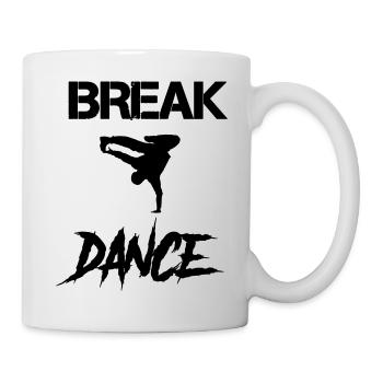 break dance - Tasse - Weiß - Rechts