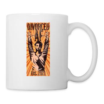 Happy Divorce Party Divorced Af - Mug - white - Right