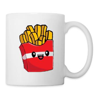 Kawaii Frites Design [1] - Mug blanc - blanc - Droite