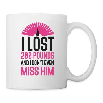 Happy Divorce Party J’ai perdu 200 - Mug blanc - blanc - Droite