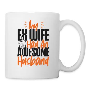 Bonne fête de divorce que mon ex-femme a eue - Mug blanc - blanc - Droite