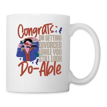 Happy Divorce Party Congrats On - Mug - white - Right