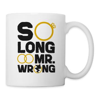 Happy Divorce Party So Long Mr. - Tasse - Weiß - Rechts