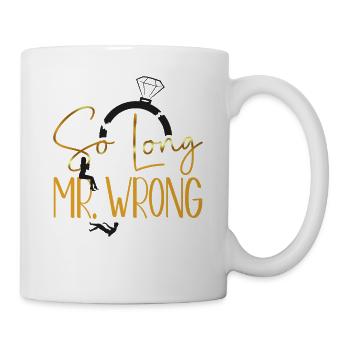 Bonne fête de divorce si longtemps M. - Mug blanc - blanc - Droite