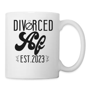 Happy Divorce Party Divorced Af - Mug - white - Right