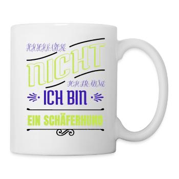 happy joke funny sayings bday books coffee - Tasse - Weiß - Rechts