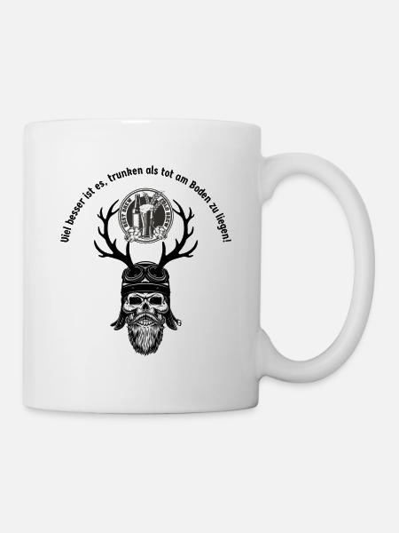 Trinkspruch - Tasse - Weiß