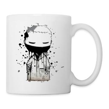 Pecco Straßenkunst - Tasse - Weiß - Rechts