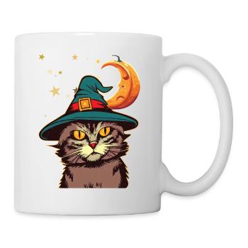 cat witch - Tasse - Weiß - Rechts