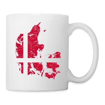 Denmark national flag Danish pride Nordic - Mug - white - Right