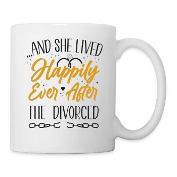 Happy Divorce Party ... And She Lived - Mug - white - Right