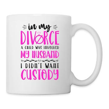 Happy Divorce Party dans mon divorce - Mug blanc - blanc - Droite