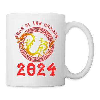 Chinesisches Neujahr Drache China Asian I Geschenk - Tasse - Weiß - Rechts