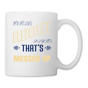 Colombe de la Paix Drôle Hippie Festival Humour Hippie - Mug blanc - blanc - Droite