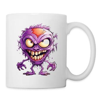 Halloween Monster Zombie Effrayant Costume d’horreur - Mug blanc - blanc - Droite
