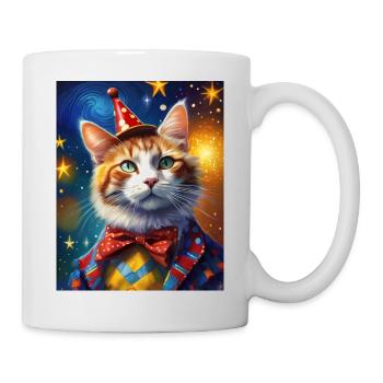 super cute white Capybara painting fluffy animal - Mug - white - Right