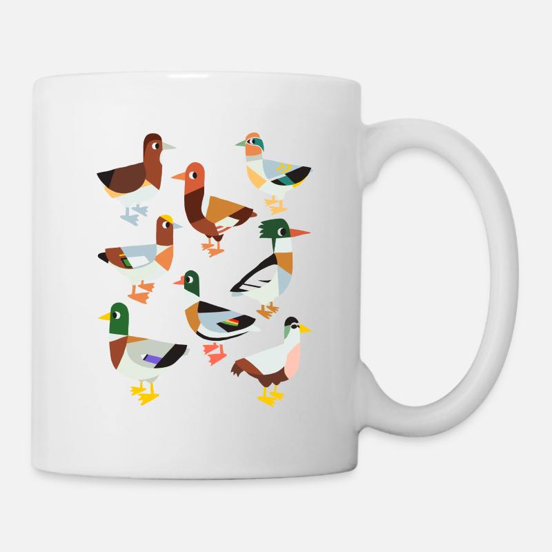 Canards d’Europe - Mug blanc - blanc