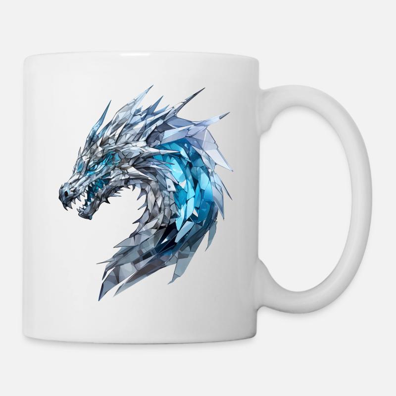 Dragon de verre - Mug blanc - blanc