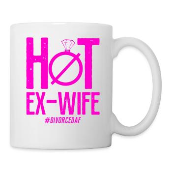 Happy Divorce Party Hot Ex-Wife - Tasse - Weiß - Rechts