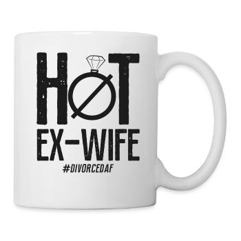 Happy Divorce Party Hot Ex-Wife - Tasse - Weiß - Rechts